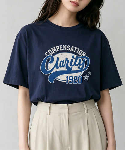 aimoha/ヴィンテージロゴプリントTシャツ