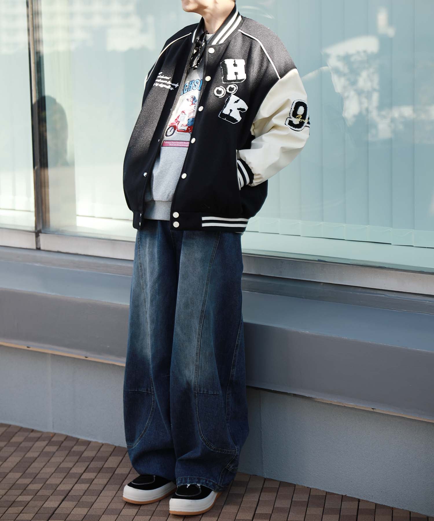 HOOK -original-　サガラ刺繍ワッペンスタジャン