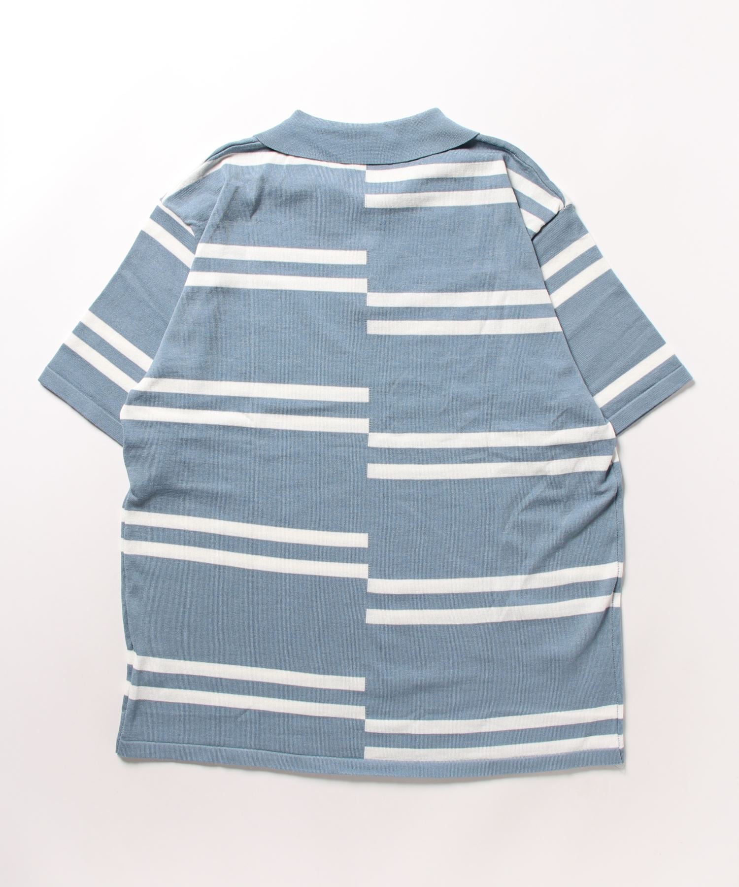 [aimoha Men's] Short sleeve border summer knit polo shirt
