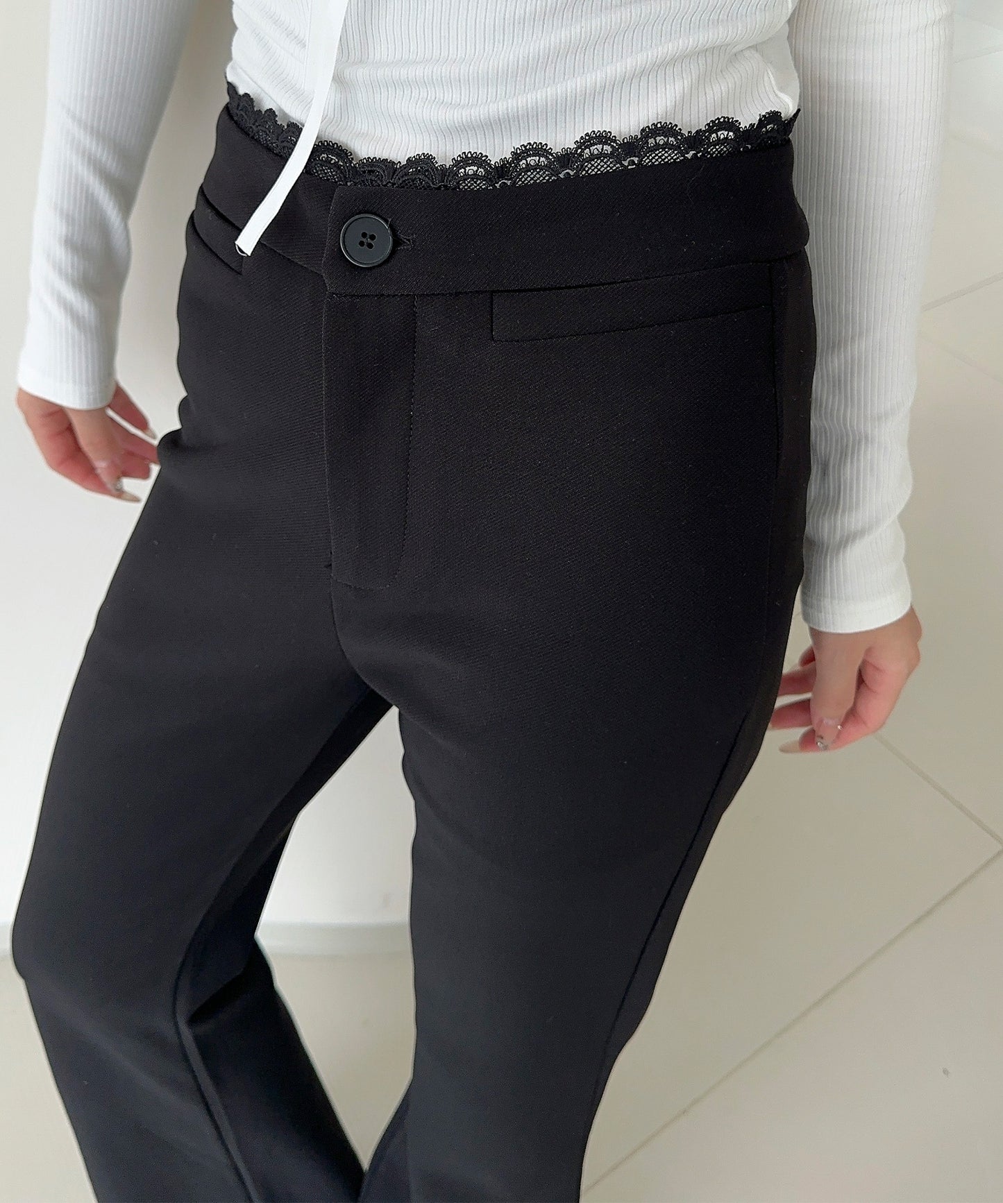 【Jasmine】ハイウエストフレアパンツ