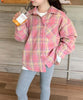 【aimoha-KIDS-】チェック柄シャツ