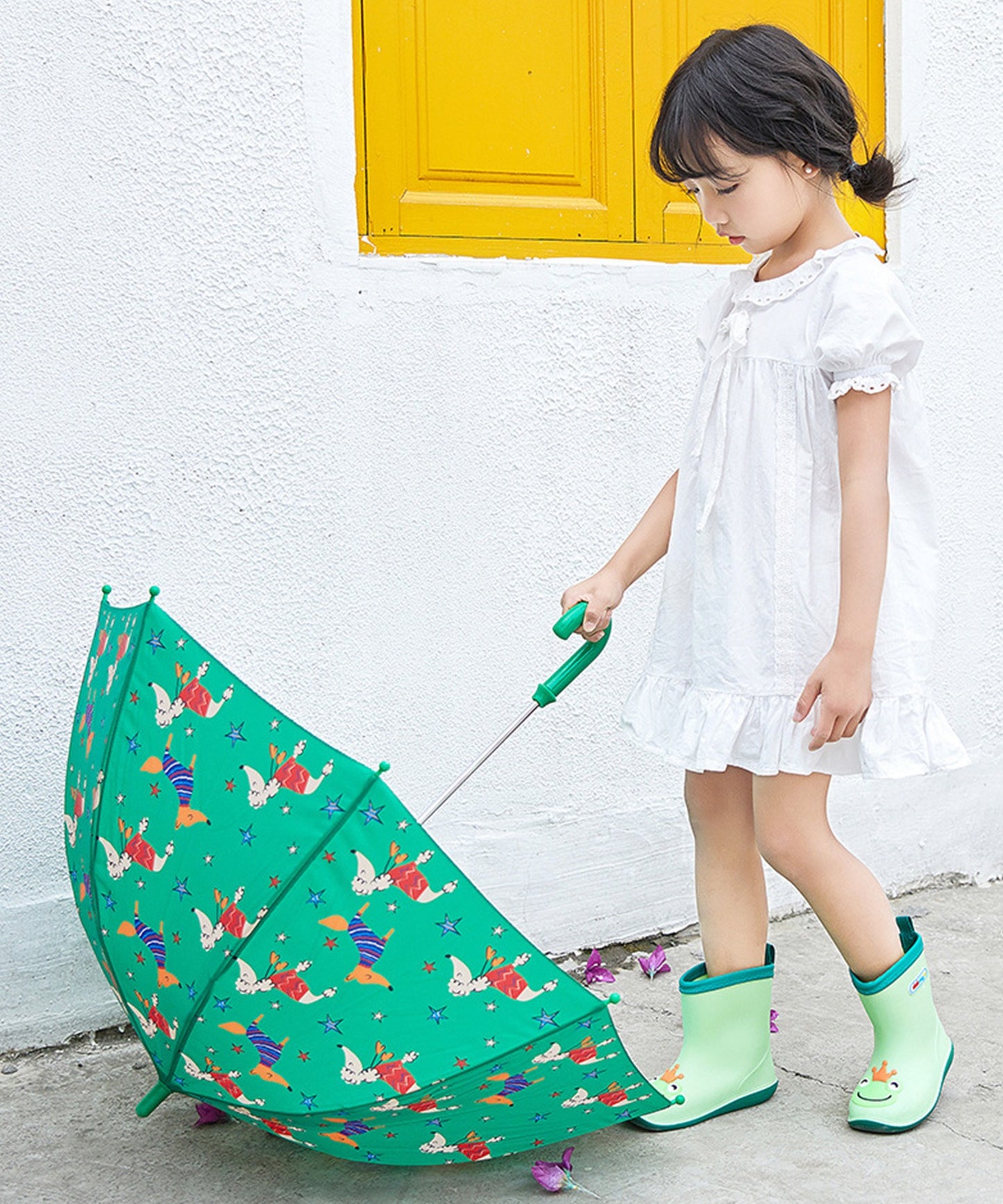 【aimoha-KIDS-】韓国子供服 かわいい柄子供傘