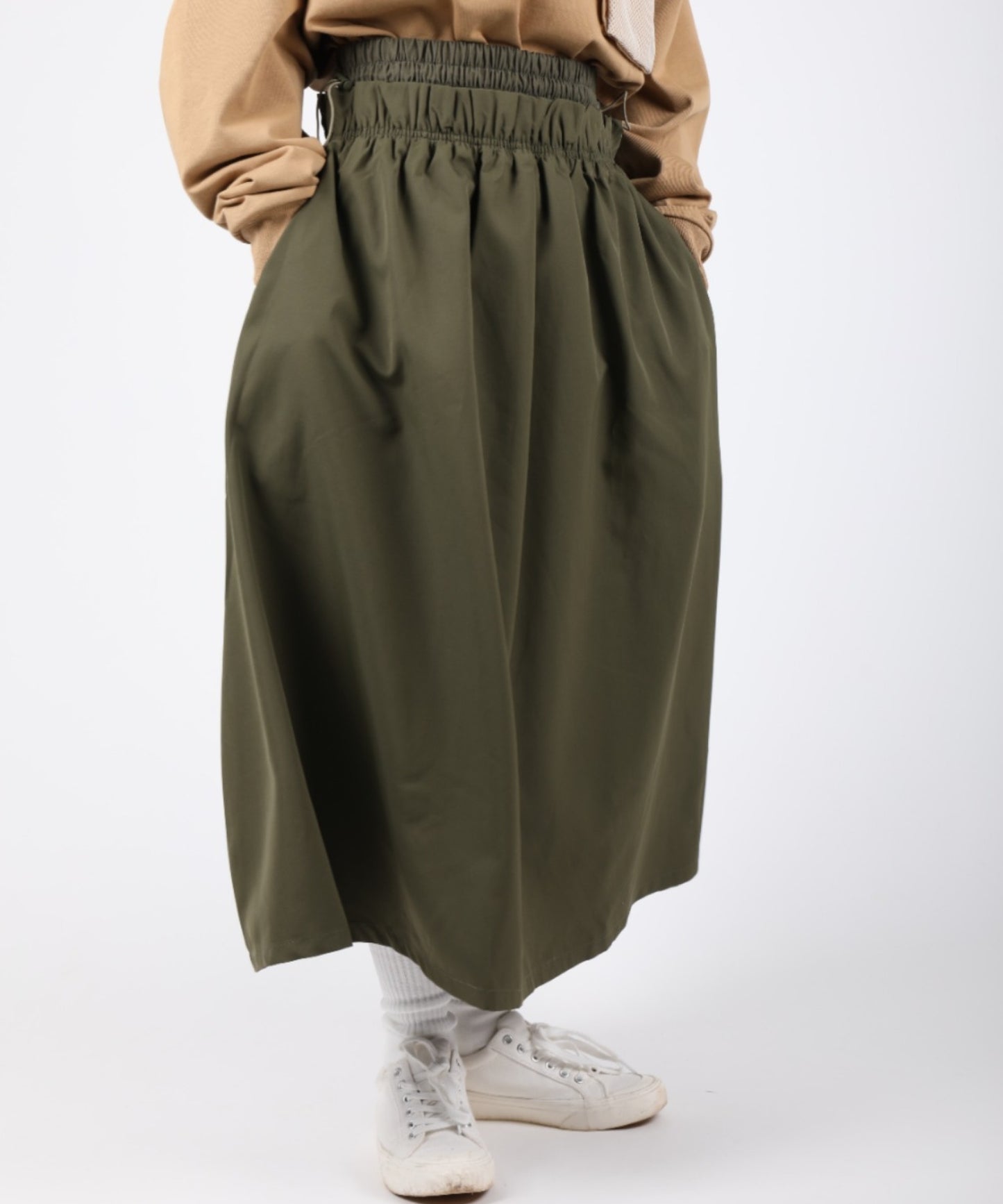 S'more/Water-repellent flare skirt