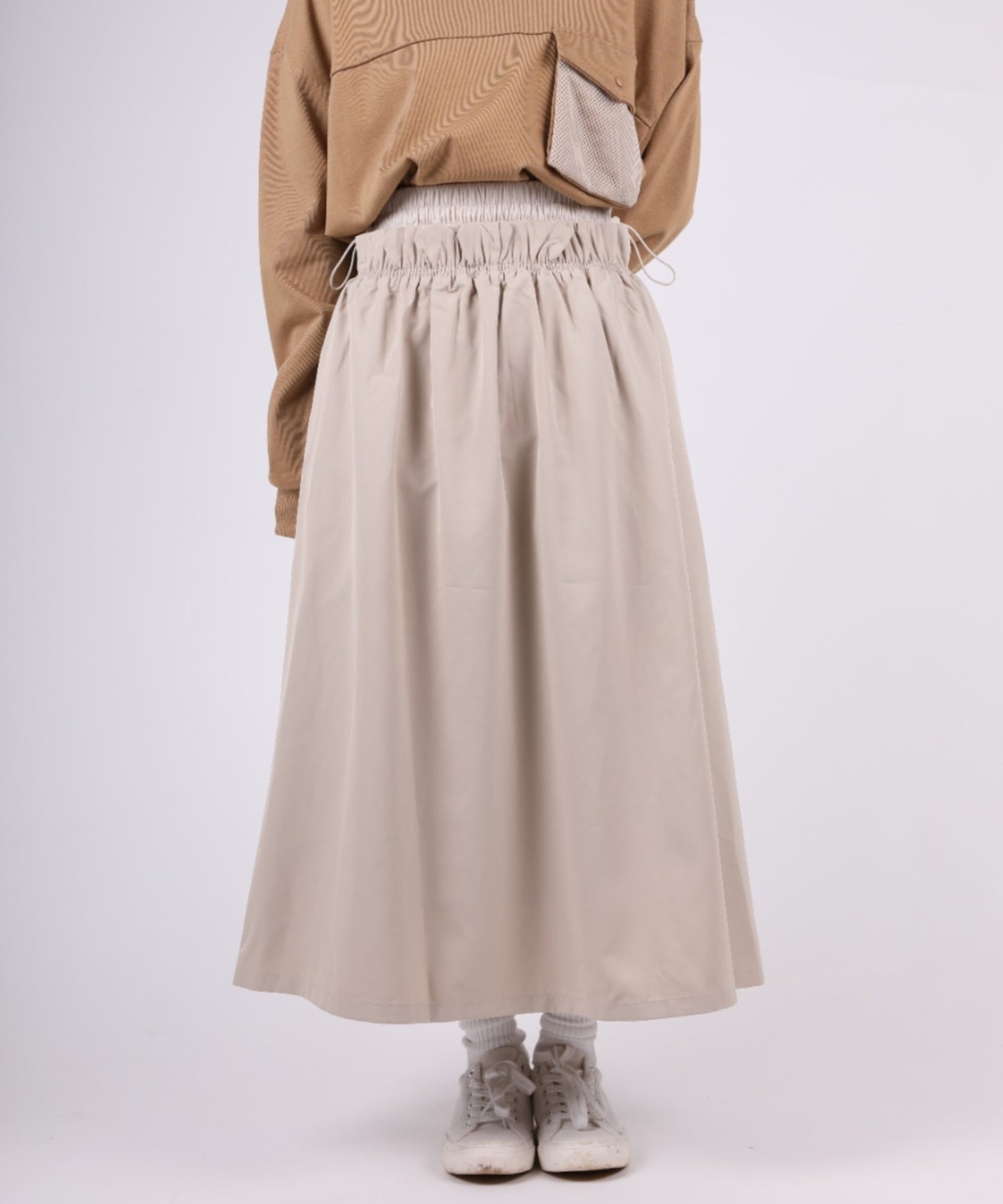 S'more/Water-repellent flare skirt