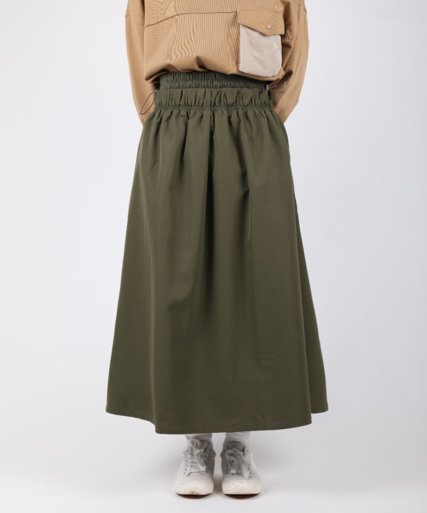 S'more/Water-repellent flare skirt