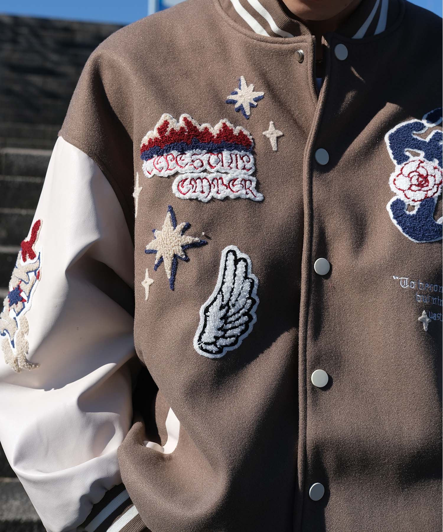 HOOK -original-　サガラ刺繍ワッペンスタジャン