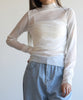 【Jasmine】シアーハイネックメッシュトップス