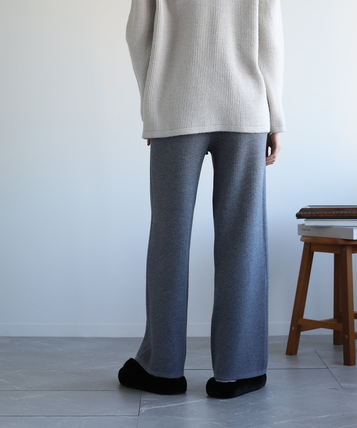 秋冬柔らか 裏起毛暖かパンツ　外出できる/ルームウェア