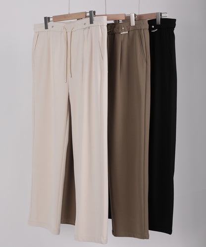 【aimoha MEN】SLIM STRAIGHT SLACKS スリムストレートスラックス