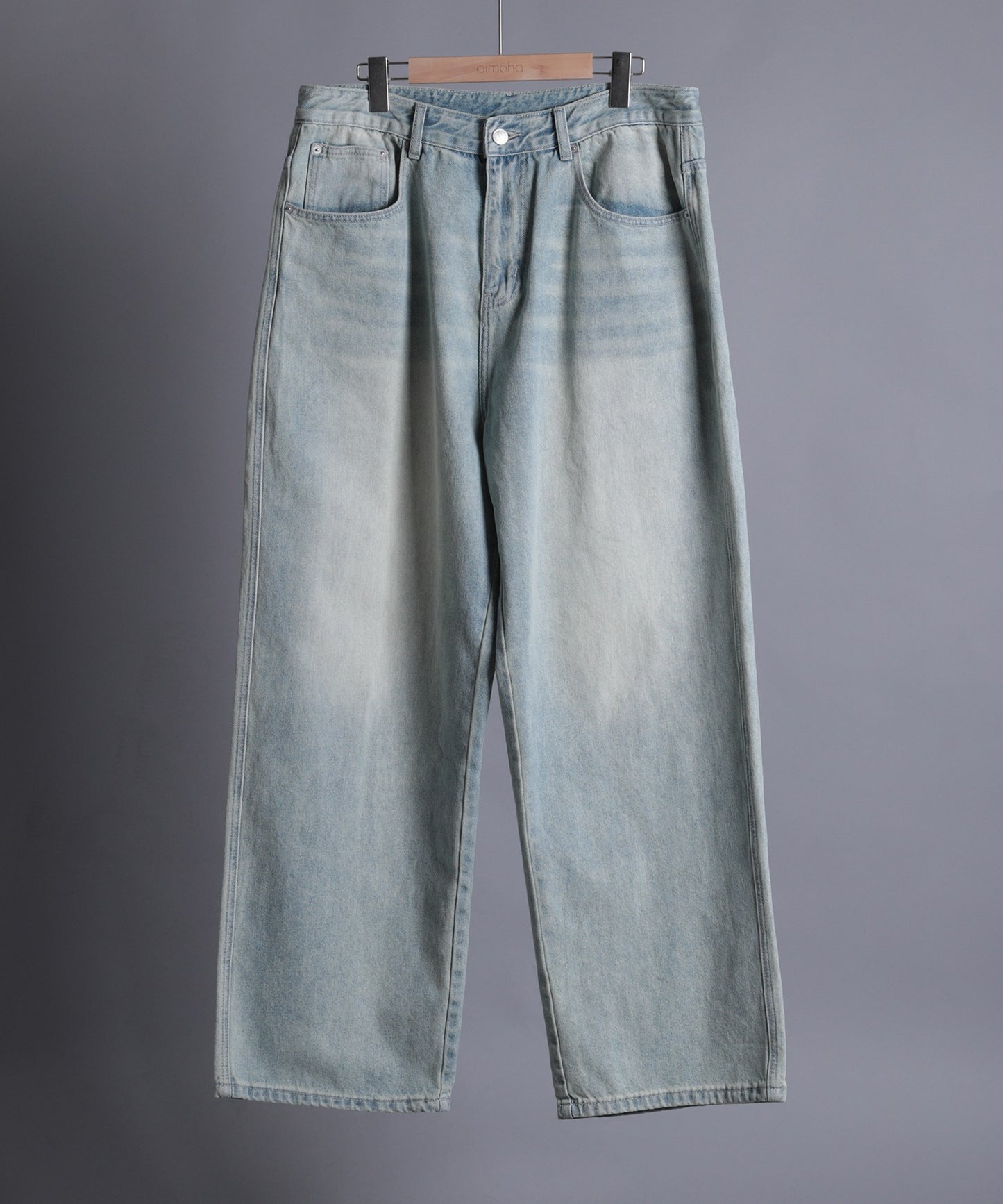 【aimoha neo】VINTAGE PROCESSED BAGGY JEANS