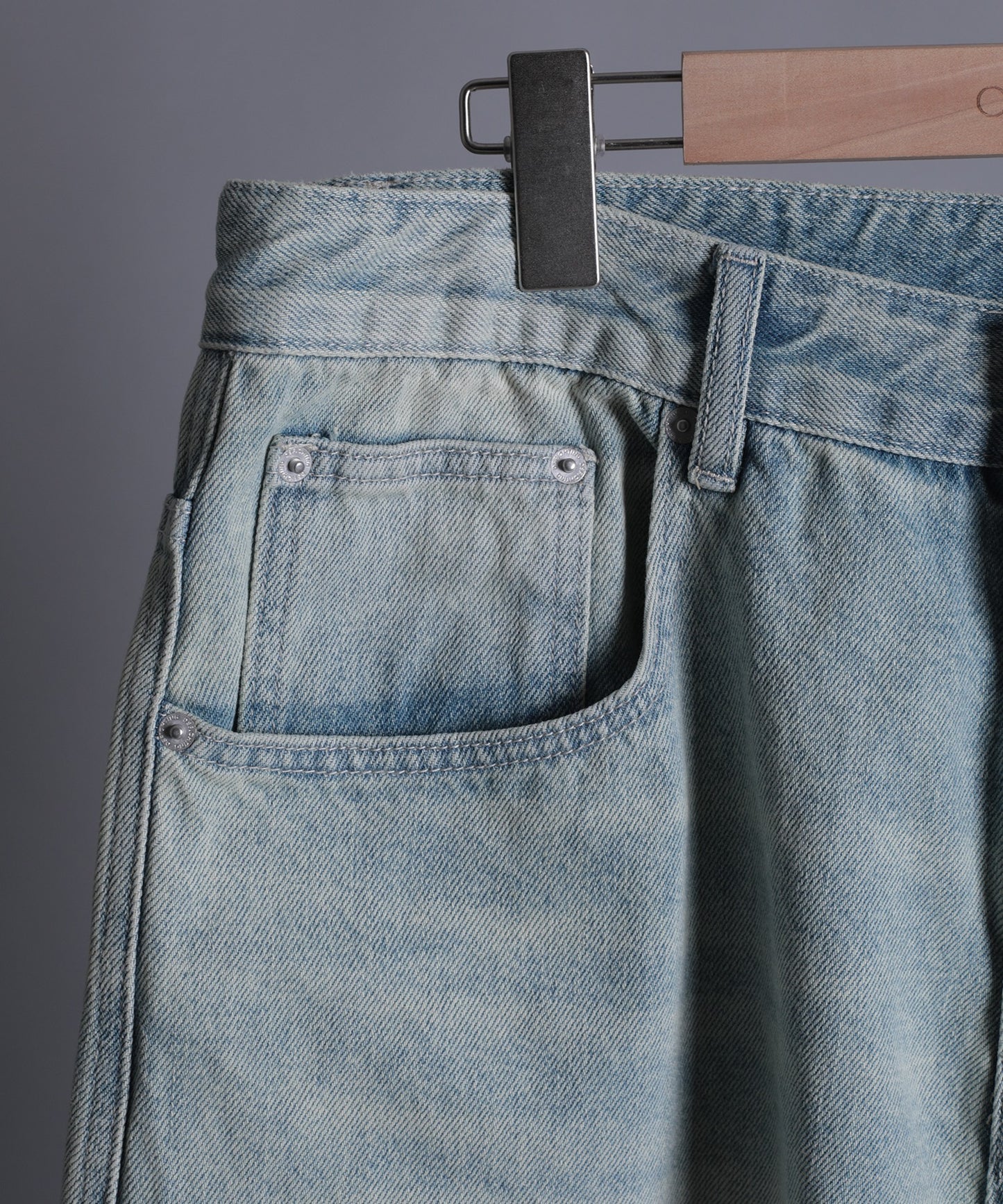 【aimoha neo】VINTAGE PROCESSED BAGGY JEANS