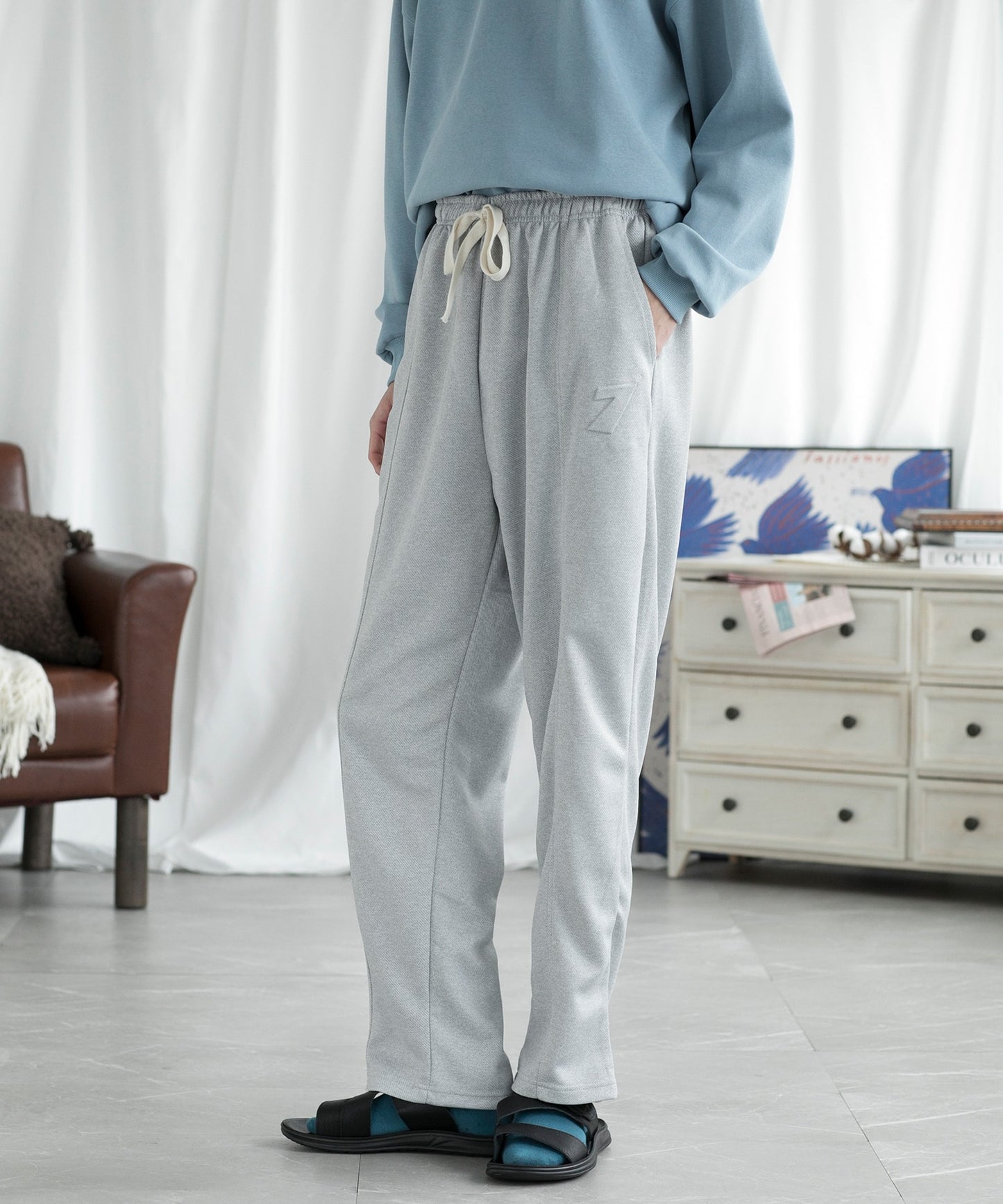 【aimoha MEN】STRETCH SLIM FIT PANTS ストレッチスリムフィットパンツ