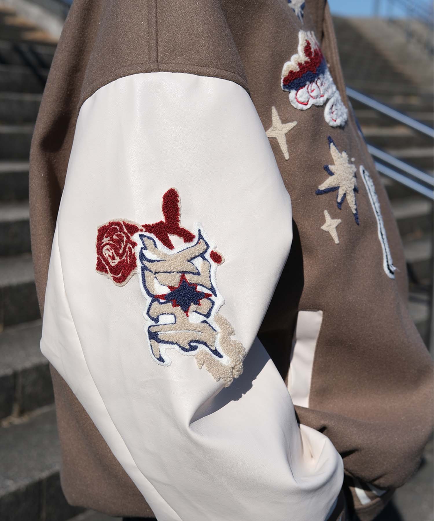 HOOK -original-　サガラ刺繍ワッペンスタジャン