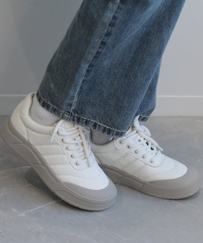 【shoes365】ステッチ飾り　厚底スニーカー