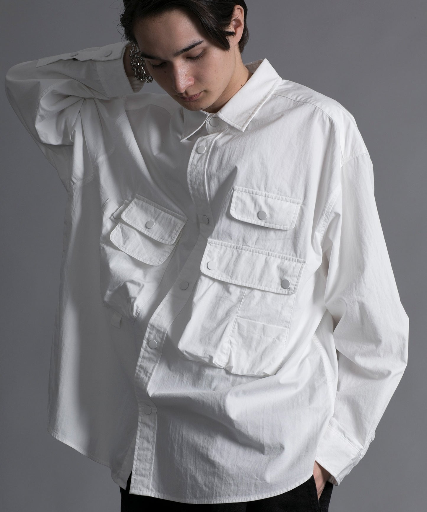 【aimoha neo】 MULTI POCKET SHIRT