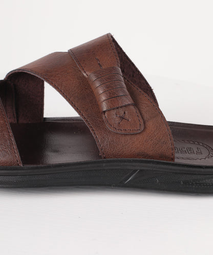 【aimoha MEN】BASIC FAKE LEATHER SLIPPER べーシック サンダル