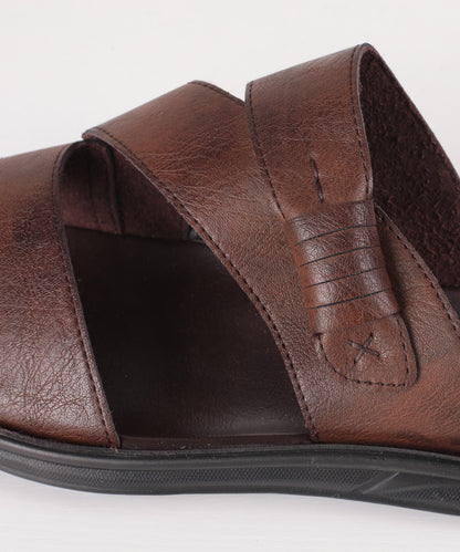 【aimoha MEN】BASIC FAKE LEATHER SLIPPER べーシック サンダル