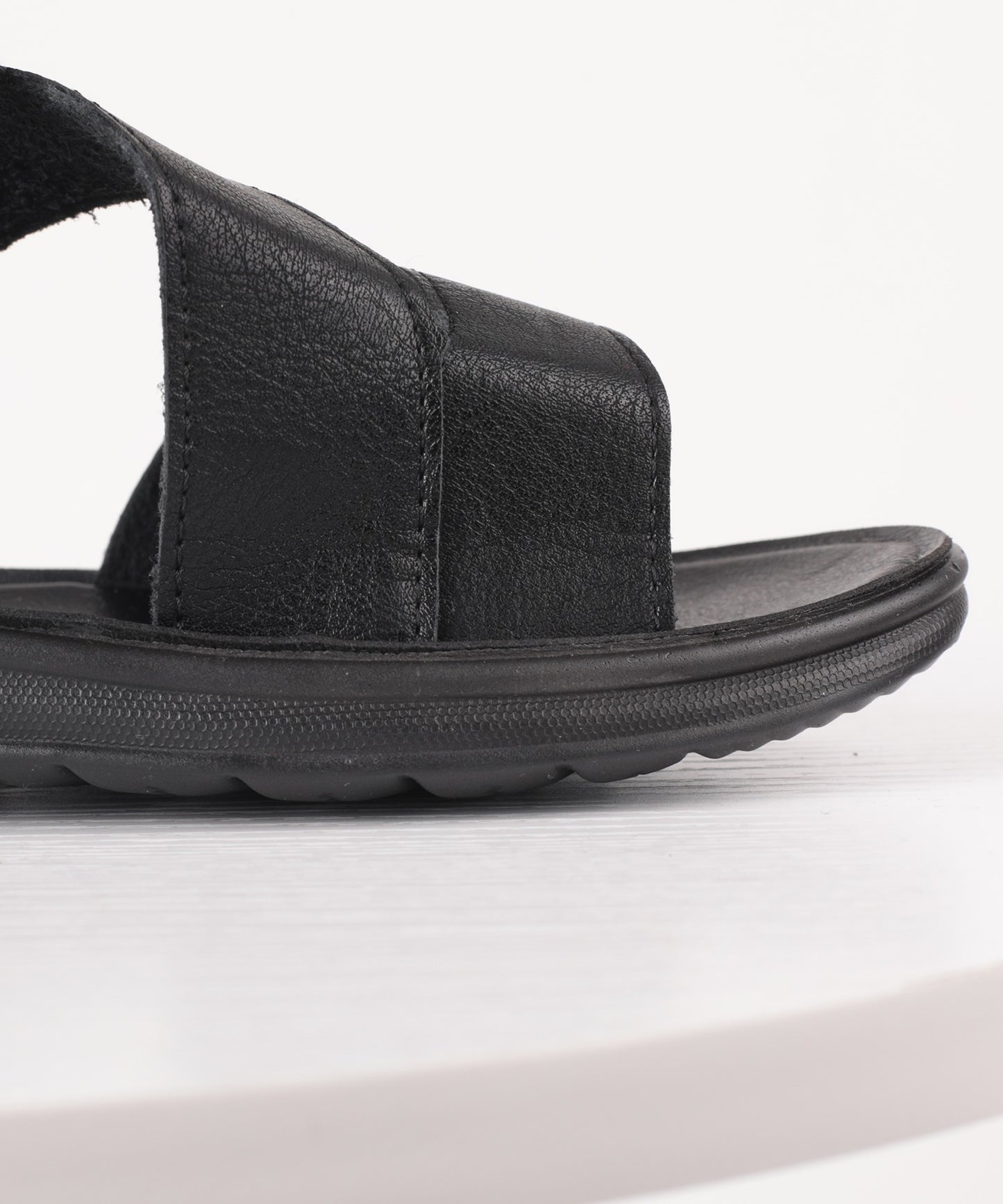 【aimoha MEN】BASIC FAKE LEATHER SLIPPER べーシック サンダル