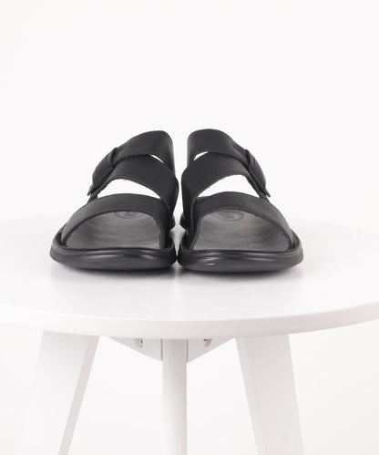 【aimoha MEN】BASIC FAKE LEATHER SLIPPER べーシック サンダル