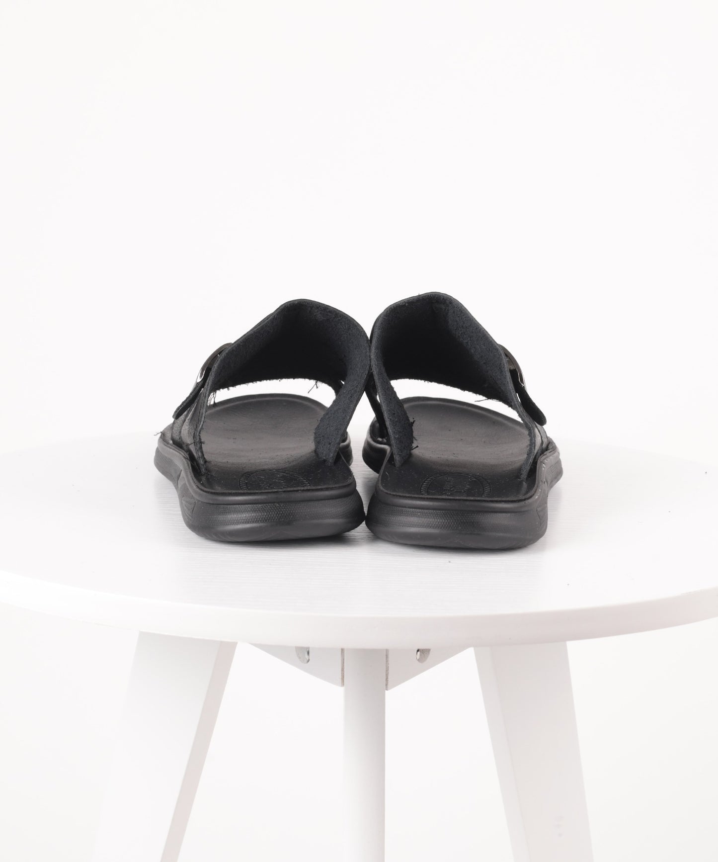 【aimoha MEN】BASIC FAKE LEATHER SLIPPER べーシック サンダル