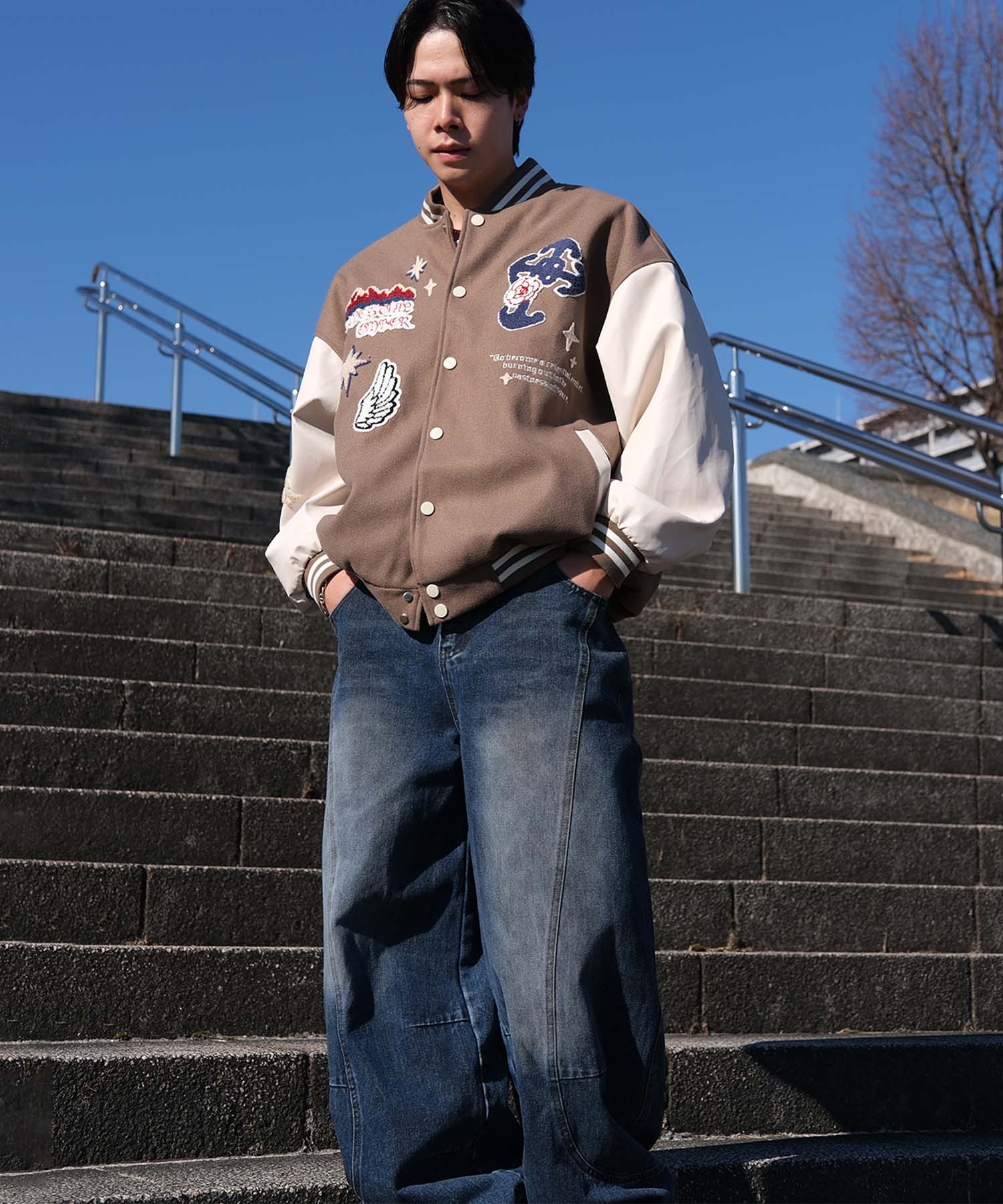 HOOK -original-　サガラ刺繍ワッペンスタジャン