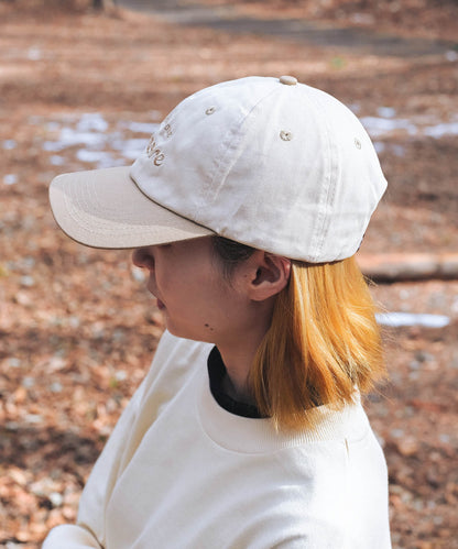 S'more crew cap 刺繍ロゴ綿100％キャップ