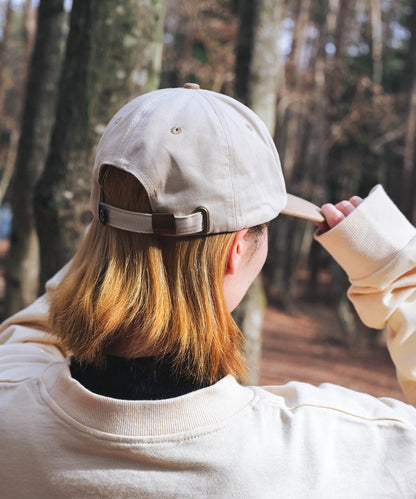 S'more crew cap 刺繍ロゴ綿100％キャップ