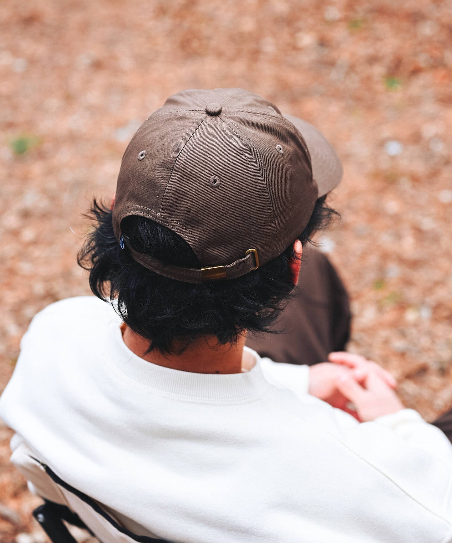 S'more crew cap 刺繍ロゴ綿100％キャップ