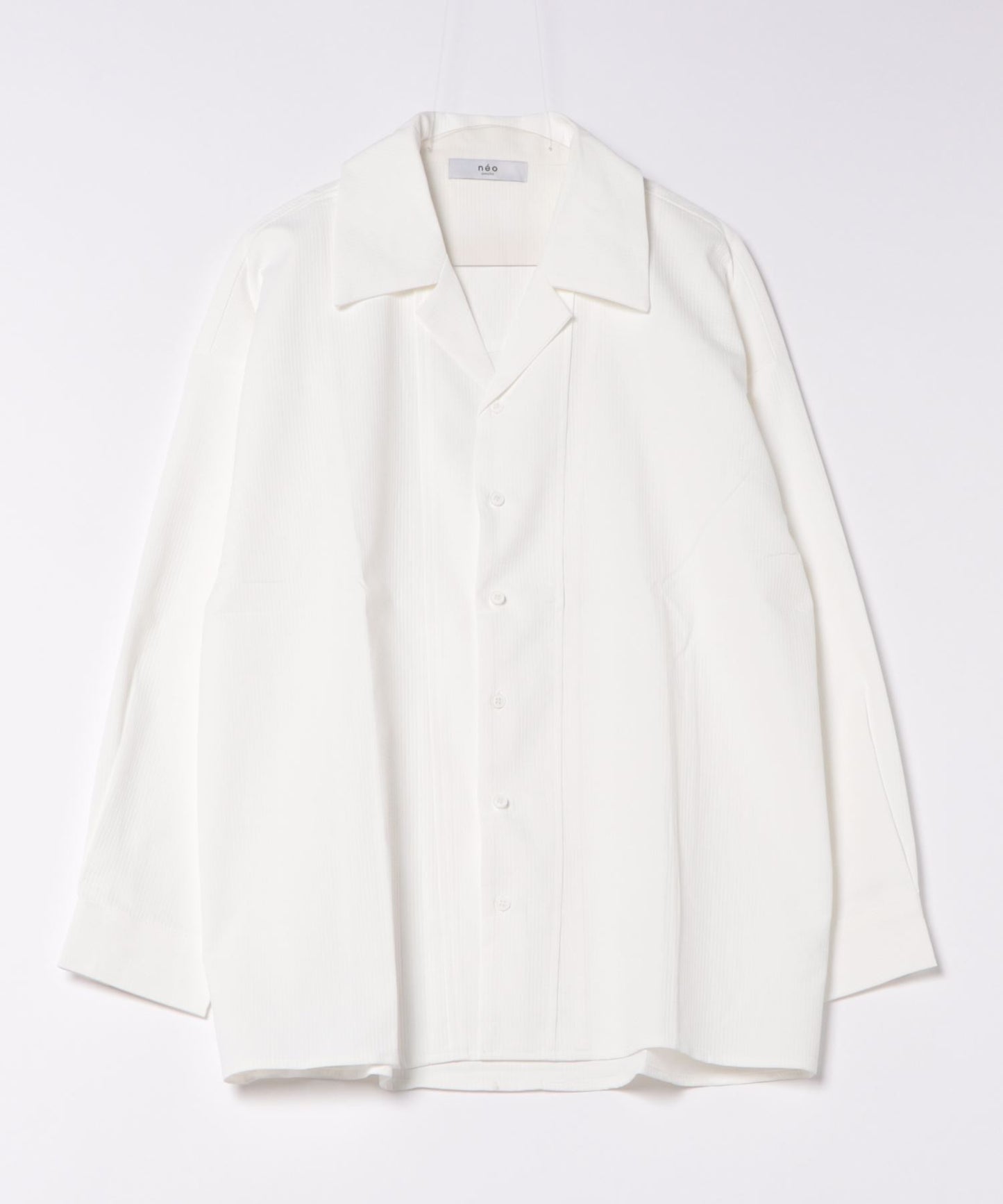 【aimoha neo】TEXTURED CUBAN COLLAR SHIRT