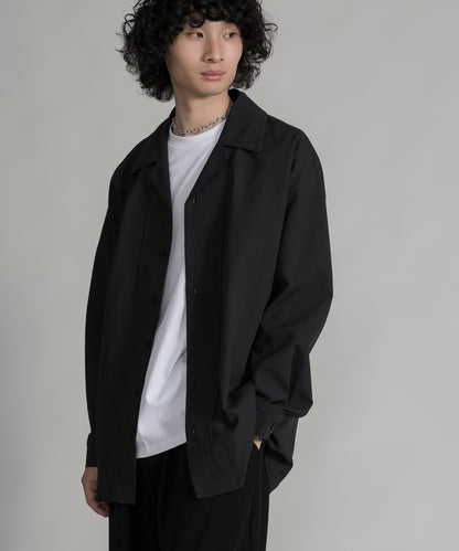 【aimoha neo】TEXTURED CUBAN COLLAR SHIRT