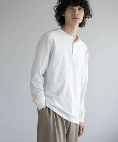 aimoha MEN/ CLASSIC HENLEY LONG SLEEVE