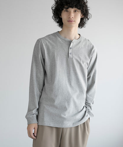 aimoha MEN/ CLASSIC HENLEY LONG SLEEVE