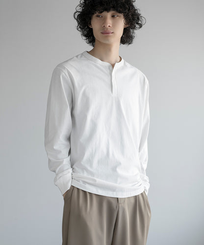 aimoha MEN/ CLASSIC HENLEY LONG SLEEVE