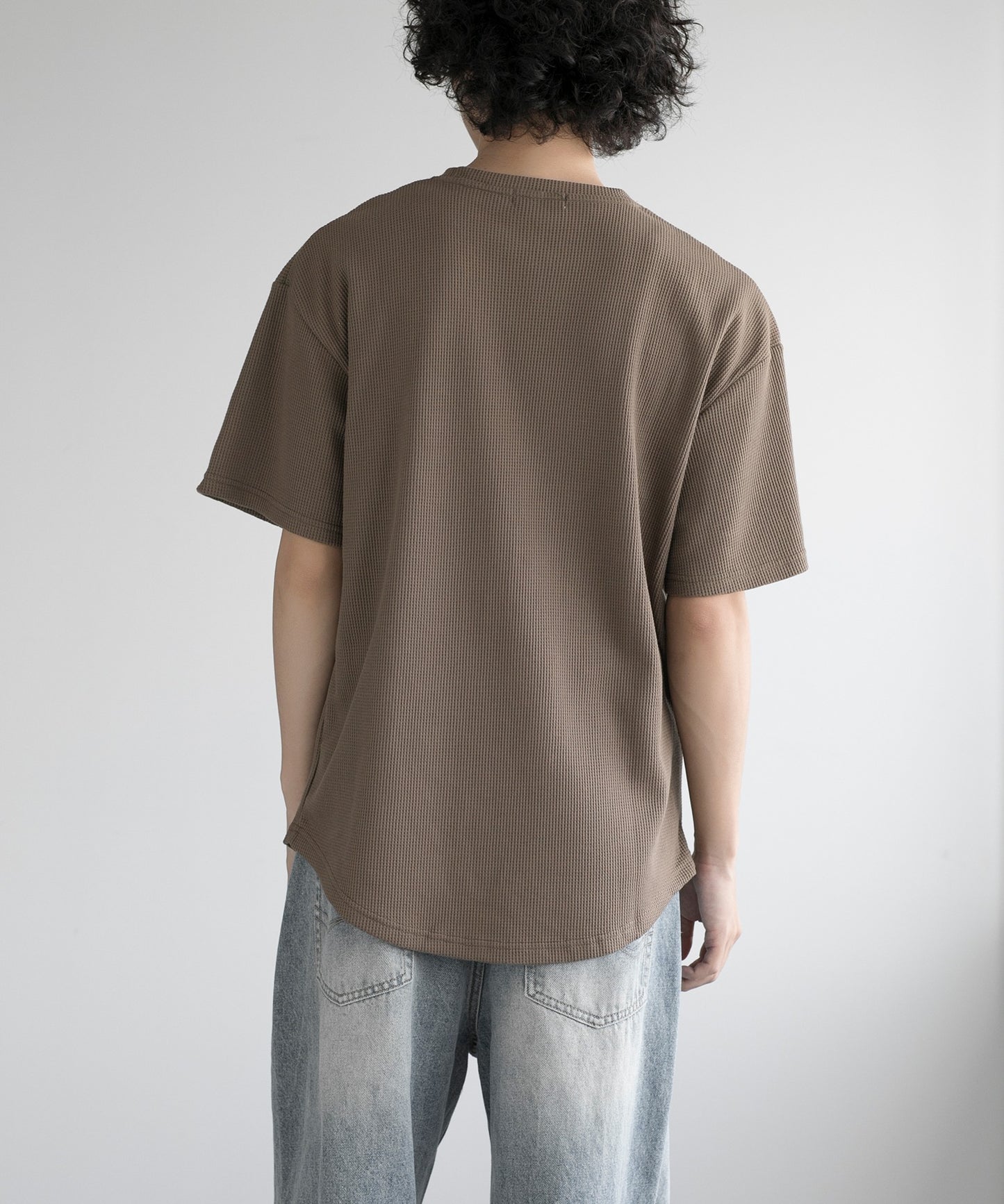 aimoha MEN/ TEXTURED KNIT TEE