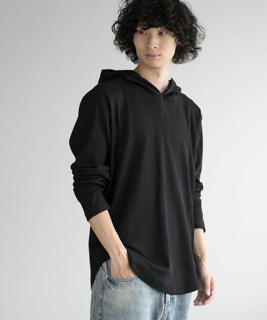 aimoha MEN/ HEAVY COTTON KNIT HOODIE