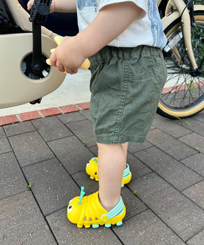 【shoes365】かわいい毛虫サンダルスリッパ