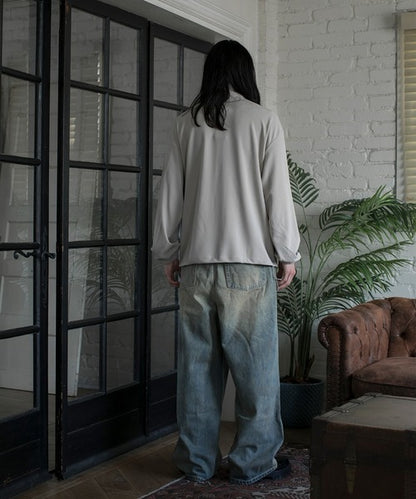 【aimoha neo】RETRO WASHED DENIM JEANS