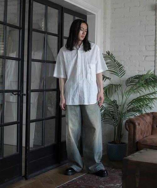 【aimoha neo】RETRO WASHED DENIM JEANS