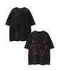 【HOOK -select- 】英字プリントウォッシュビッグTEE