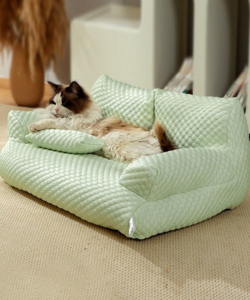 涼しい　ポコポコ　ペットソファー