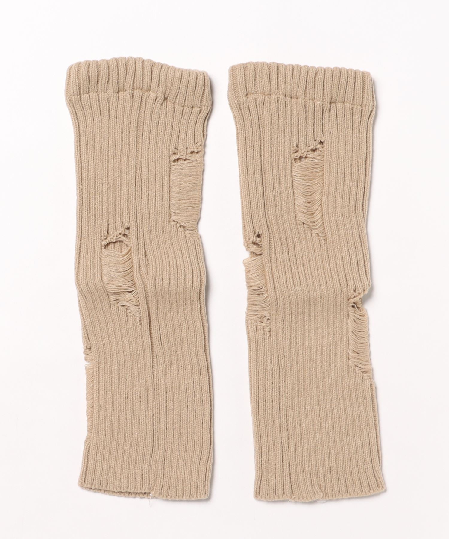 ❤️美品 希少 レッグウォーマー つけ裾 本革 ホック止め