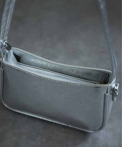 【HOOK】for girls　リボンモチーフホログラム脇下バッグ　2WAYショルダーバッグ