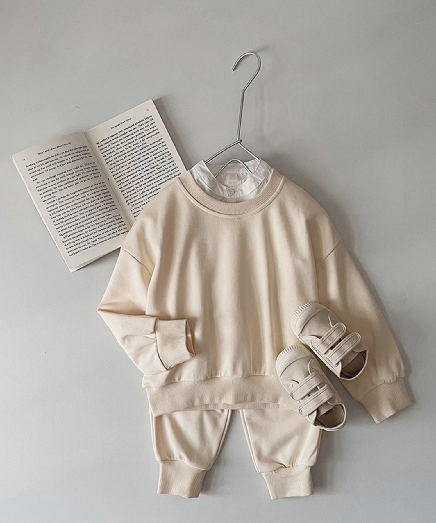 【aimoha-KIDS-】スウェットセットアップ