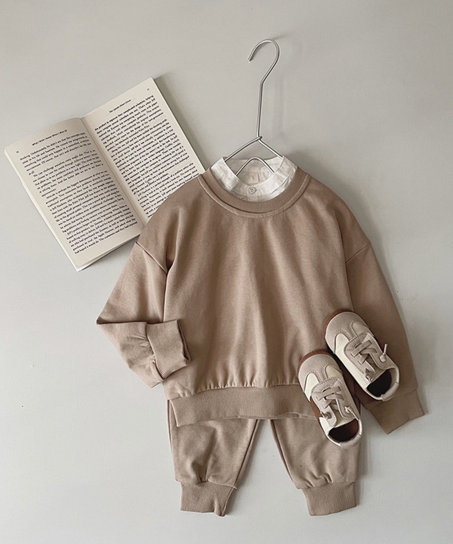 【aimoha-KIDS-】スウェットセットアップ