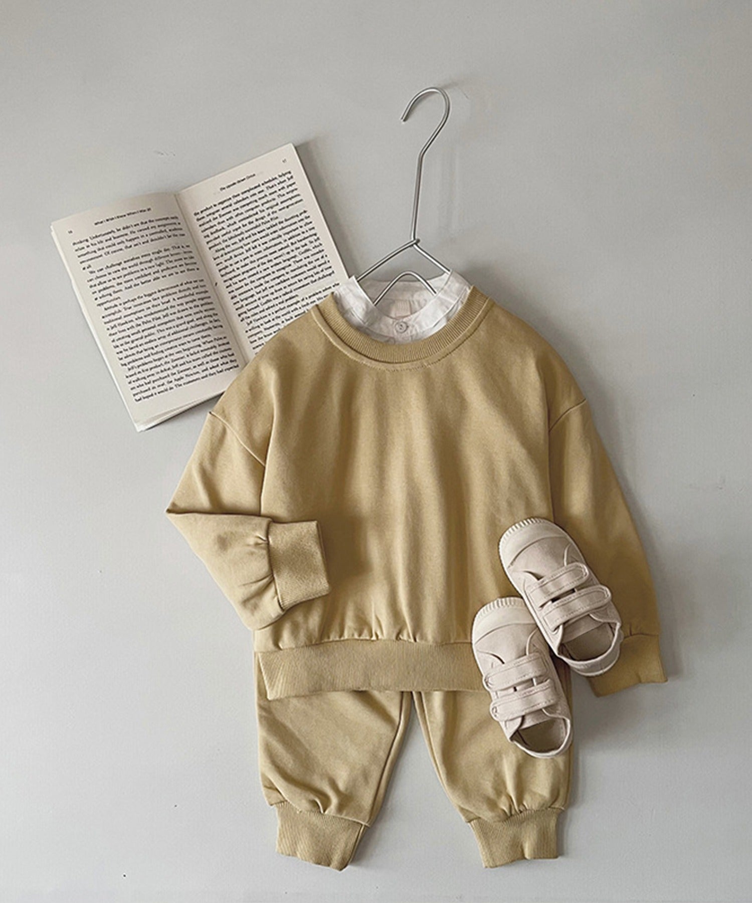 【aimoha-KIDS-】スウェットセットアップ