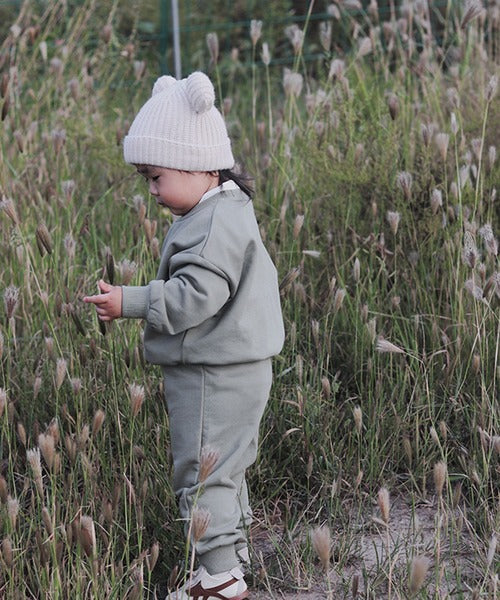 【aimoha-KIDS-】スウェットセットアップ