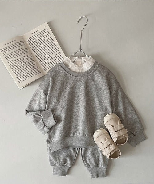 【aimoha-KIDS-】スウェットセットアップ