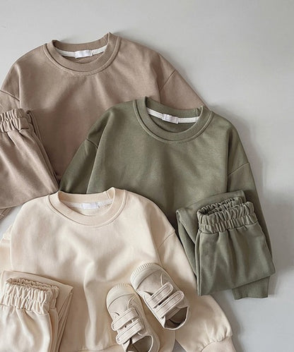 【aimoha-KIDS-】スウェットセットアップ