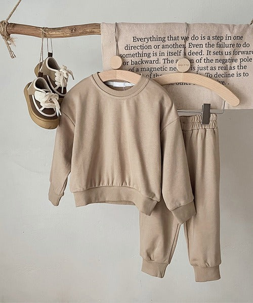 【aimoha-KIDS-】スウェットセットアップ