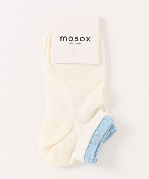 【mosox】カラフルリブショートソックス